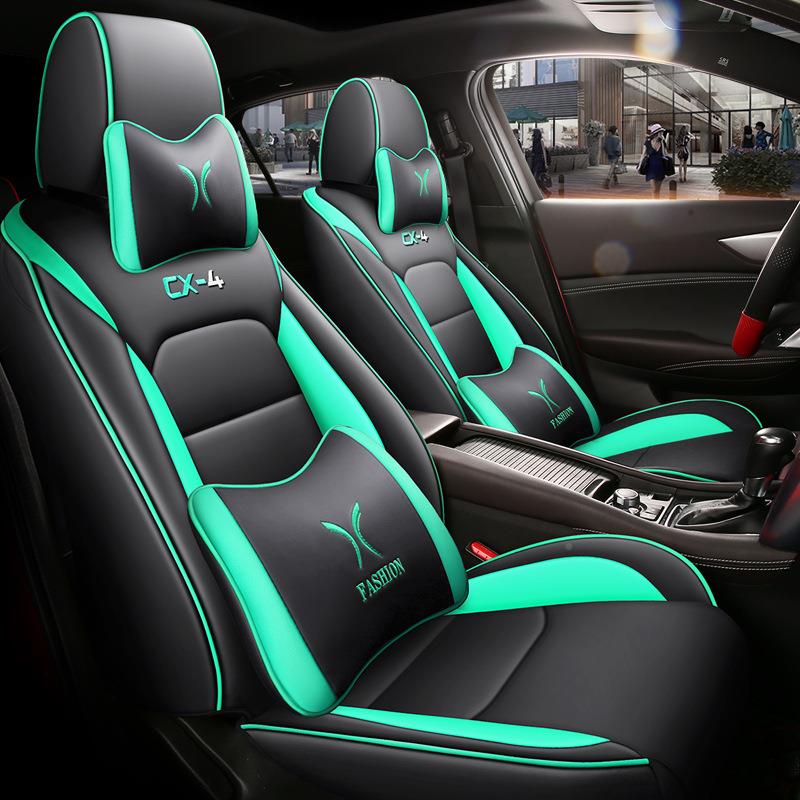 五座全包围专车C秋X4专用舒适座椅套春夏无品牌/冬质耐磨皮革汽-