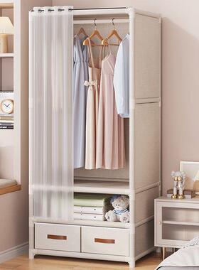 简易衣柜卧家用室结实耐用布衣能柜出UTY租房挂衣储多功衣橱物收