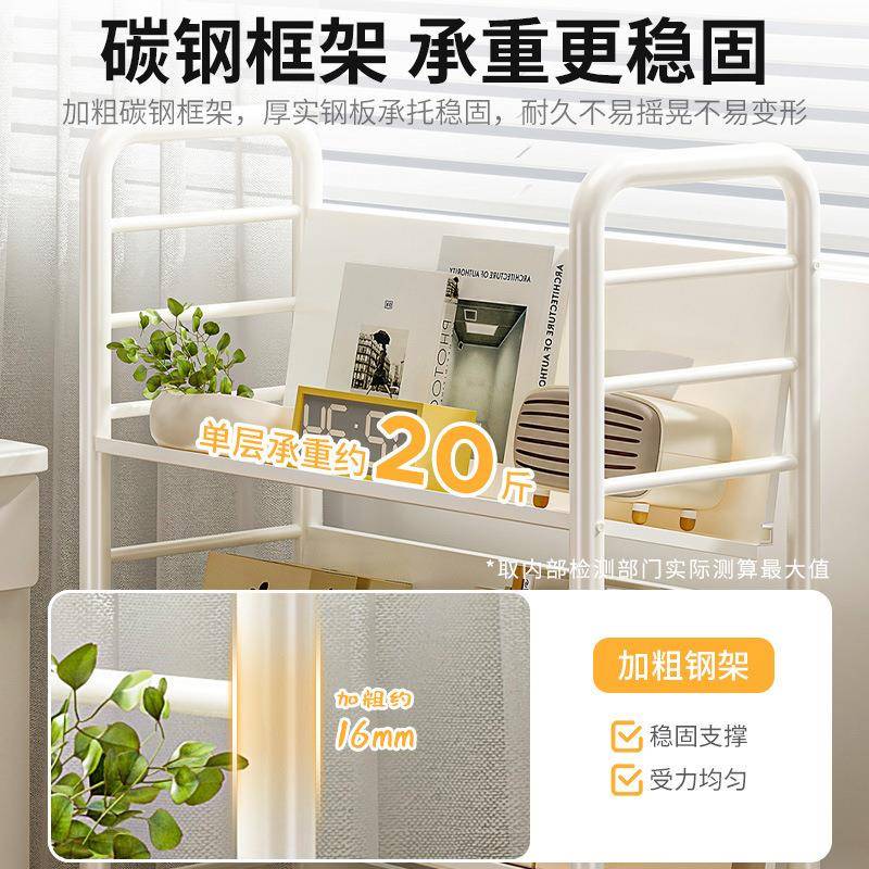 移动小艺推车物架书动架带轮置YOU铁架子收纳书桌旁落地可移家用
