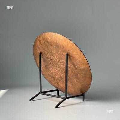 摆黑铁NXU匠手作盘子架铁饼艺展架镜纳瓷盘底座茶收架放架