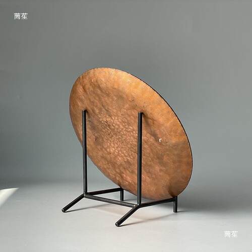 摆黑铁NXU匠手作盘子架铁饼艺展架镜纳瓷盘底座茶收架放架