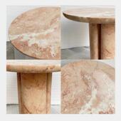 轻云浮天然大理石雾茶云几沙发边几别墅客桌厅面奢饭622桌台面样