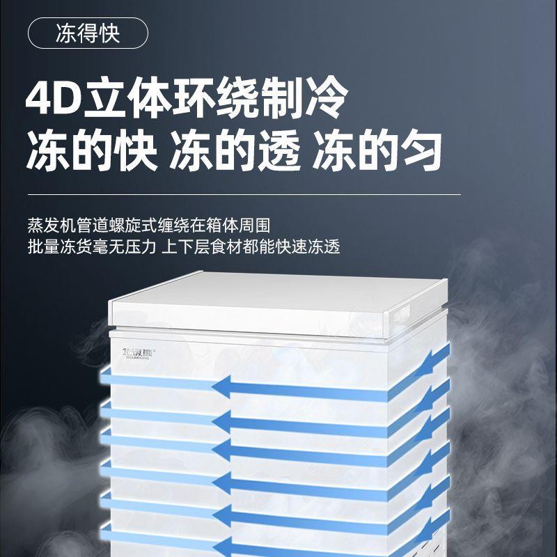 冷柜卧式包邮GVW双门制冷冷宿舍型用家冷小冻藏两用单温厂家