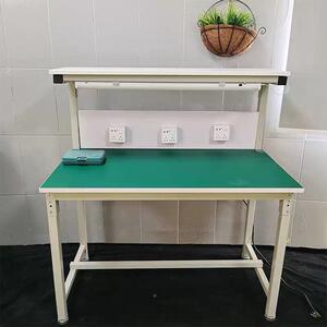 防静电工作工厂车注间桌子电948子厂手台工塑机面带灯检验单家电