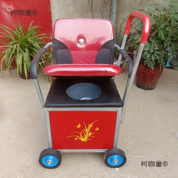 便老人助力小菜推车四轮买YIF购物可推可坐拉车座器老年人麦代步