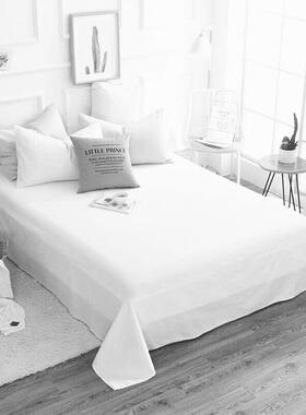 纯白色馆四件套酒店床上被用品单人JND双人单床套4套宾件宿舍三件