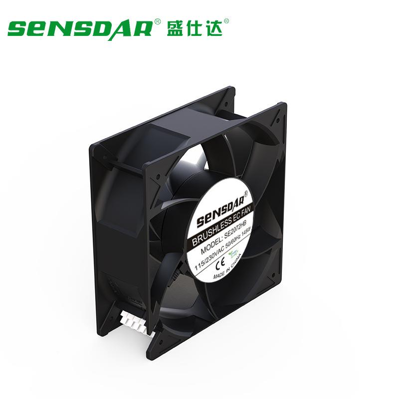 EHJQ2072机散热风扇静音轴流风C大风量高转速5220v直流充电桩散热