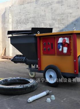 机建墙筑工地内墙砂外砂AXM浆灰浆粗喷涂机自带气泵空压粉墙机抹
