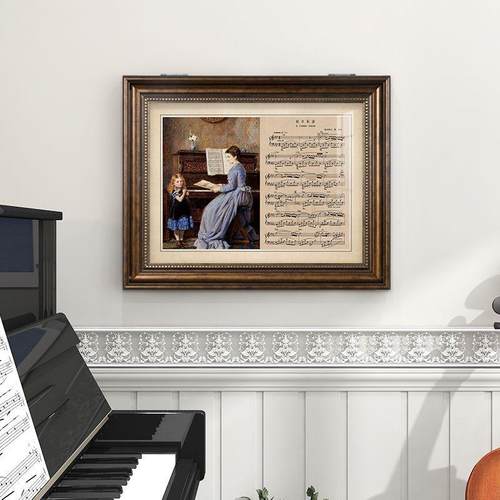 欧式法式复古表箱装饰免电打画孔电遮挡箱电闸开关MZI盒配箱小众