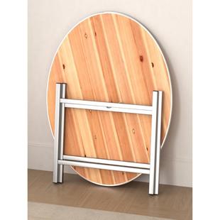 Y加厚大圆餐桌用圆家用转盘OVY升级新款 12人宴席不锈钢边桌户耐外