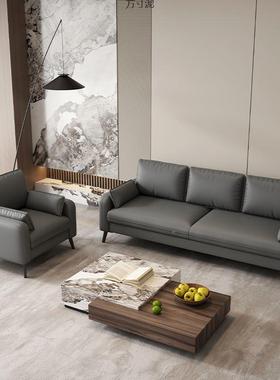 轻奢简约双人三人沙发型户客厅公寓出租房酒店小休区息接待小CKF