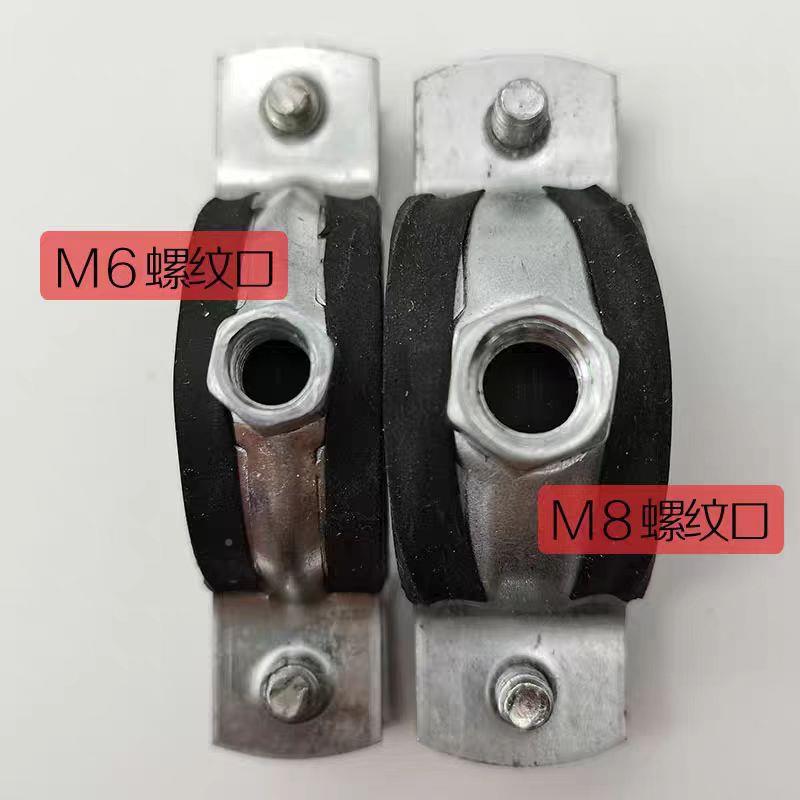 PPR金属管锌金属给水管夹卡抱箍卡扣FYQ卡C箍镀PV卡u型半圆卡支架