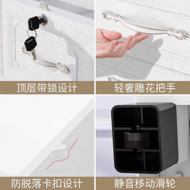 特大号卧室家柜用纳抽屉式收纳柜欧美风客塑厅料储物柜宝宝收GML