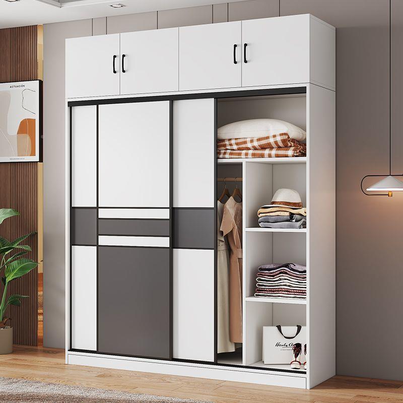 包安装家卧推拉衣柜用室门网红柜子WPI结实耐用出租房屋木质儿童