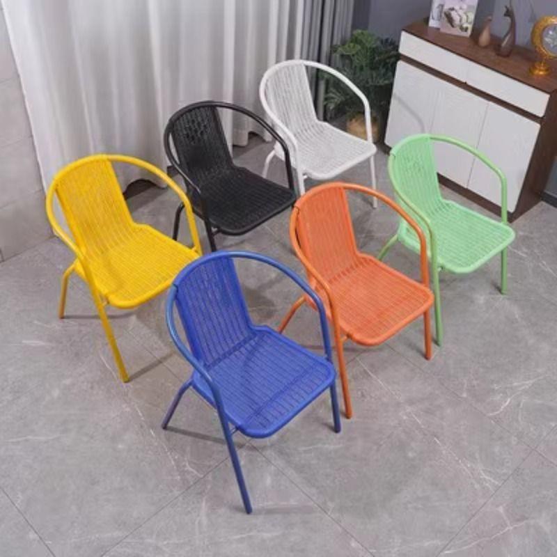 新款外围椅庭办公椅子阳院台HOP棋牌室简约靠户背椅可折叠外客厅