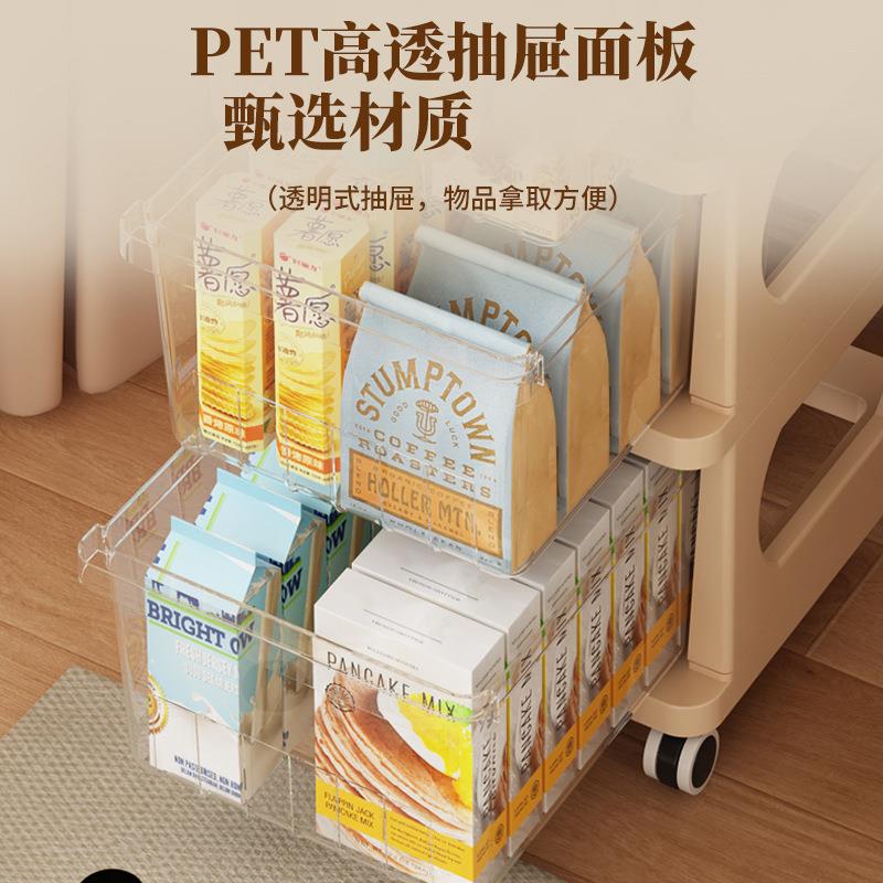 邮抽屉置物架大包容量玩儿具婴用品收纳柜小免推A-861831车床头柜