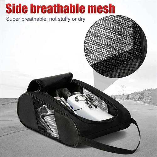 Portable Cloth Football Boot Bag Breathable Lightweight