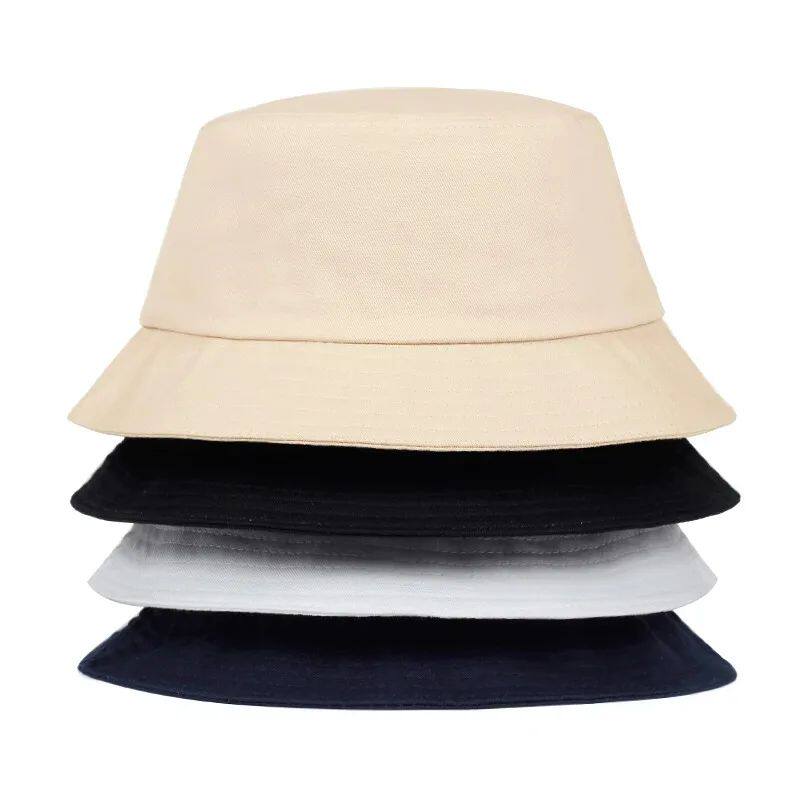 Unisex Solid Color Light Plate Personality Bucket Hats Fishe