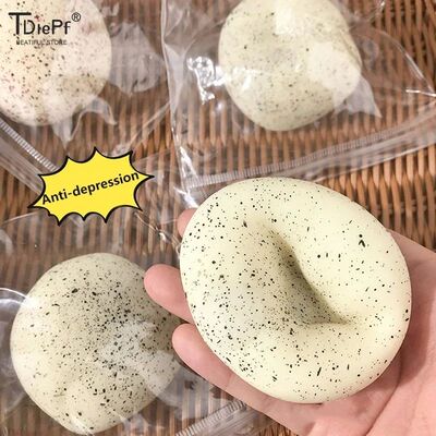 Fluid Sesame Bun Mochi Pinch Music Squishy Toys Creative