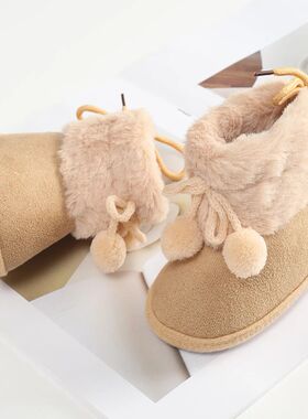 Winter Snow Baby Boots Newborn Warm Booties Soft Sole First