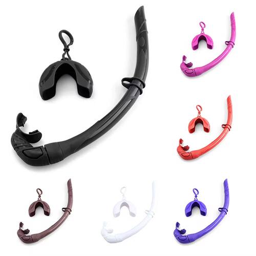 Silicone Foldable Snorkel Tube with Compact Storage Case Uni