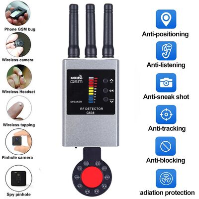 Wireless RF Signal Detector Bug GSM GPS Tracker Mini Camera