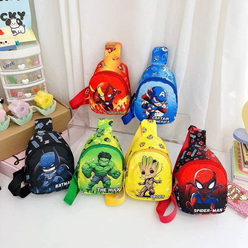 New Children'S Bag Spider Man Iron Man Captain Amer