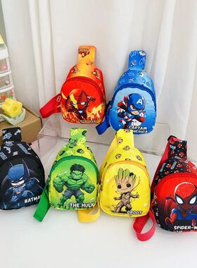 New Children'S Bag Spider Man Iron Man Captain Amer