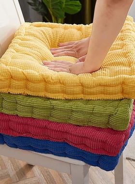 Tufted Corduroy Thicken Floor Seat Cushion Protective pad