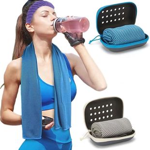 Quick-drying Sports Cooling Towel Set Polyester Sweat Absorb