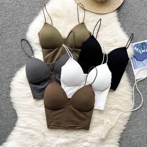 New Ladies Camisole Slim Fit Sexy Stretch Push Up Bra with