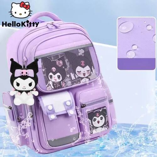 Cute Kuromi schoolbag 1-6 grades large capacity children