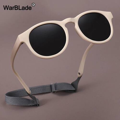 WarBlade Small Round Polarized Kids Sunglasses Silicone Flex