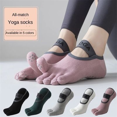 1 pair of women's five finger socks, professional anti slip