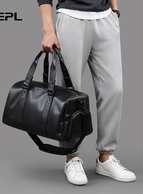 手提旅行包大容量运动健身包男士短途出差手提斜挎干湿分离健身包