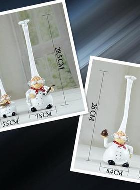 新款直销高帽厨师摆件咖啡厅陈设西餐厅摆设饭店蛋糕店装饰品欧式