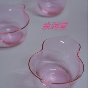 直销高硼硅玻璃分茶器高透亮茶海创意葫芦造型匀杯草帽公道杯 新款