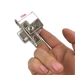 直销新款现货供应美式短臂阻尼铰链橱柜门窄侧板合页35杯弹簧门铰