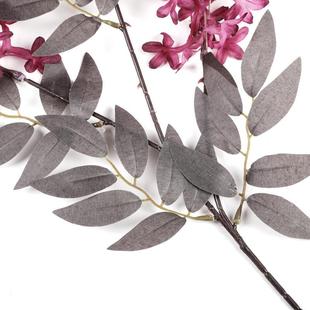 直销新款外贸加密仿真丁香花假花 婚庆紫藤花装饰花束