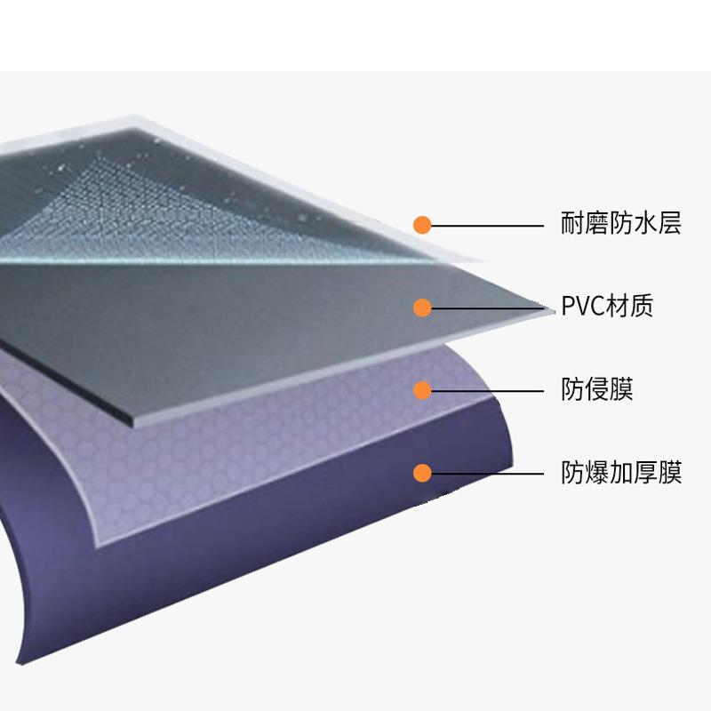 新款直销户外植绒充气床垫加厚气垫床家用懒人午睡垫野营折叠蜂窝