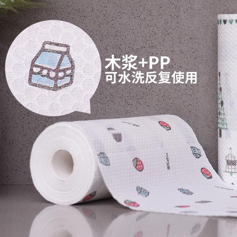 新款直销厨房一次性懒人抹布加厚可水洗干湿两用清洁洗碗不沾油百