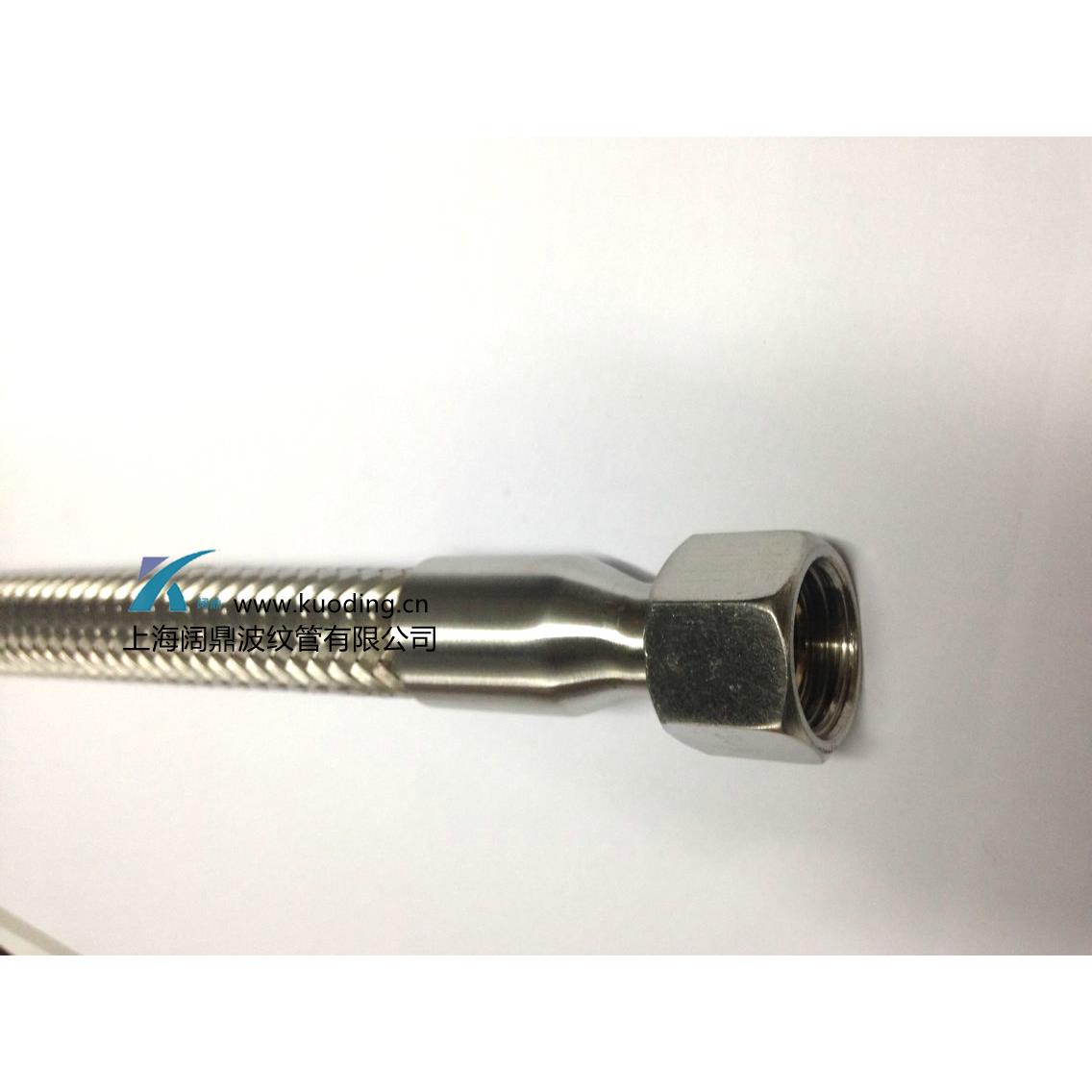新款直销不锈钢金属波纹软管 蒸汽管 食品级高温高压编织管4分、6