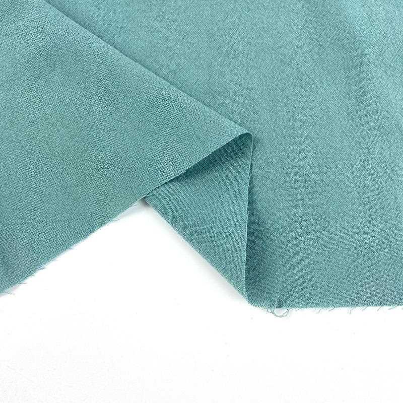 新款直销20*60纯棉仿麻砂洗绉 平纹洗水棉 童装汉服面料现货春夏