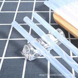直销7毫米手工制作细胶棒 新款 11mm透明白家用热熔胶棒