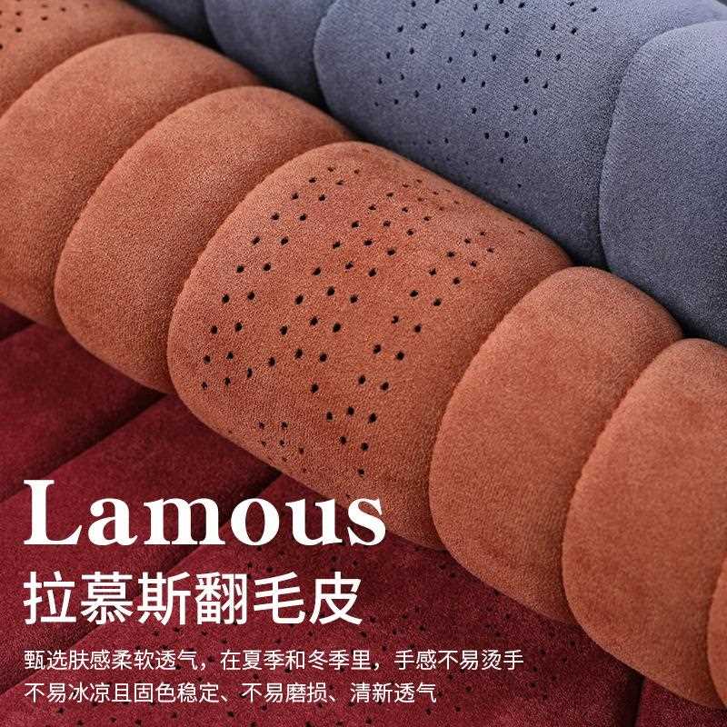 新款直销高品质拉姆斯乳胶坐垫毛皮汽车坐垫单片透气四季三件套通