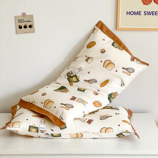 新款直销A类60支纯棉儿童款枕套乳胶30x50全棉枕头套40x60枕芯套