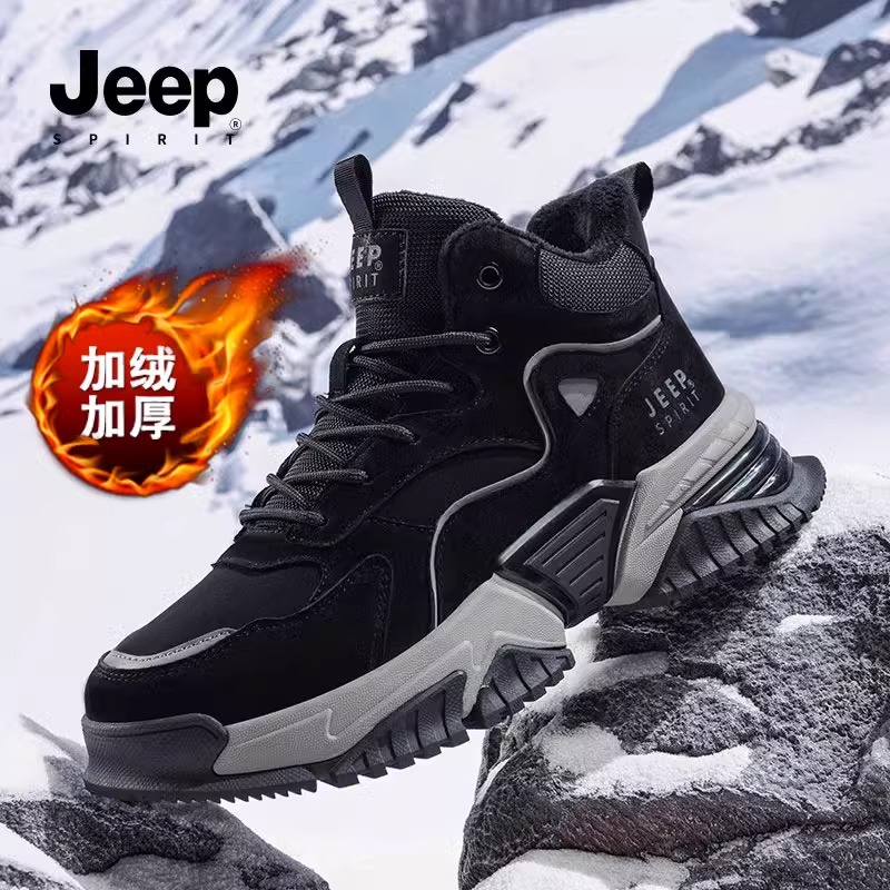 加绒加厚棉鞋雪地靴JEEPSPIRIT