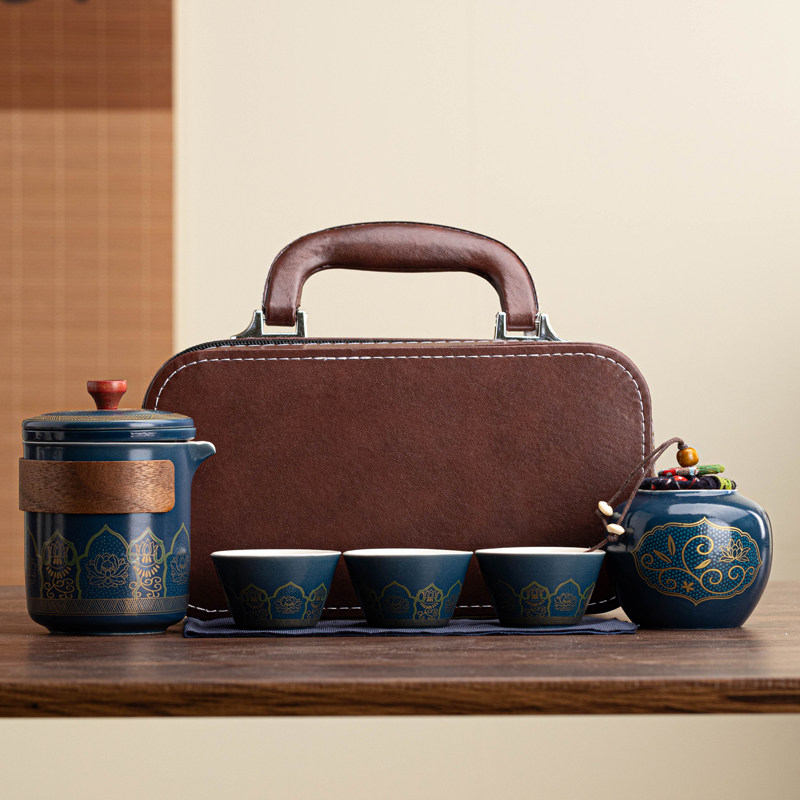 古韵旅行茶具套装快客杯礼盒装商务礼品伴手礼活动会议年会可定制,餐饮具,旅行茶具,淘宝优惠券,粉丝福利购,淘宝优惠卷