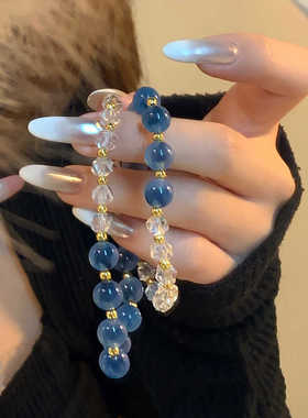 轻奢招财平安玛瑙水晶手链