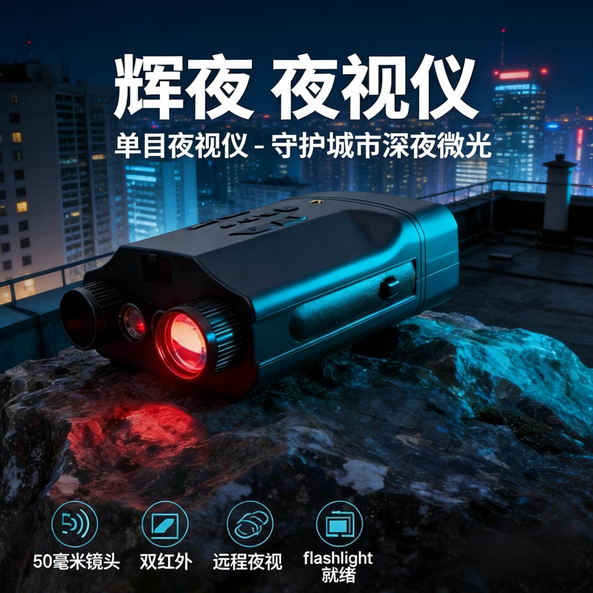 高清夜视仪红外线夜视眼镜军事夜间专用成像仪微光全彩高倍望远镜